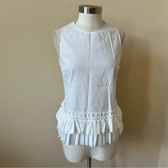 New! Aquilano Rimondi Ruffle Top 26002 - Picture 3 of 9